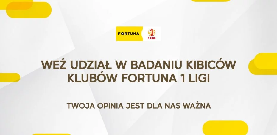 Fortuna 1 Liga przeprowadzi badanie opinii swoich kibiców