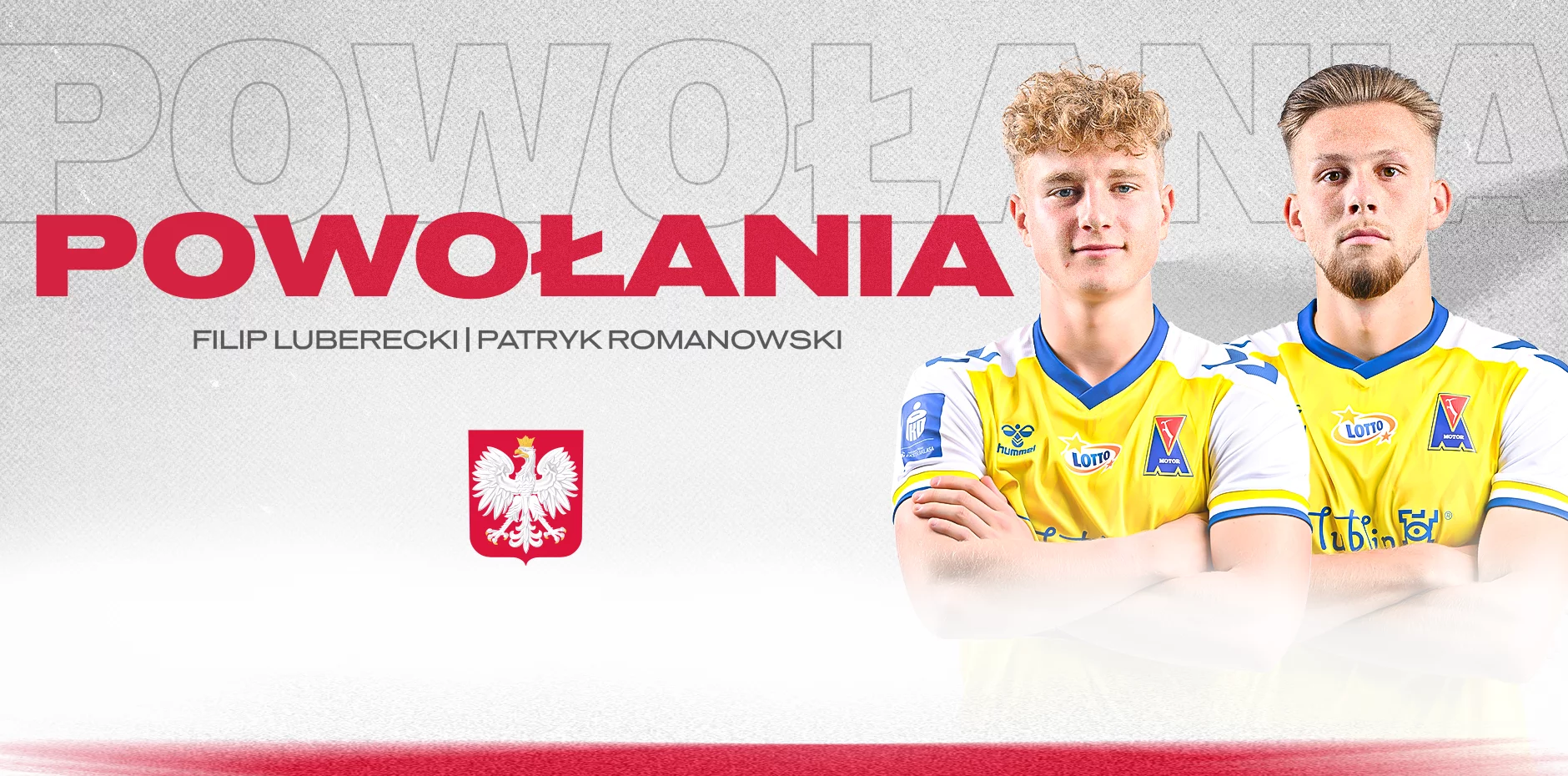 Filip Luberecki i Patryk Romanowski powołani do reprezentacji Polski U-20