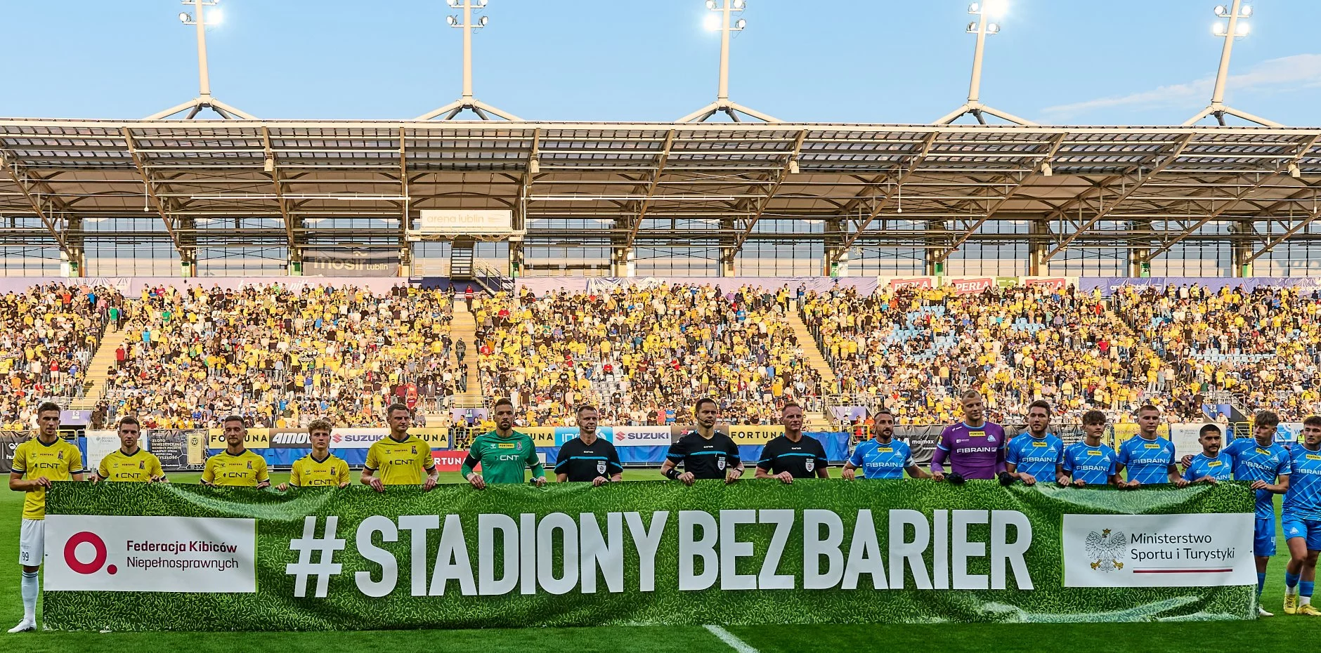 Akcja "Stadiony Bez Barier" na meczu Motoru z Górnikiem Zabrze